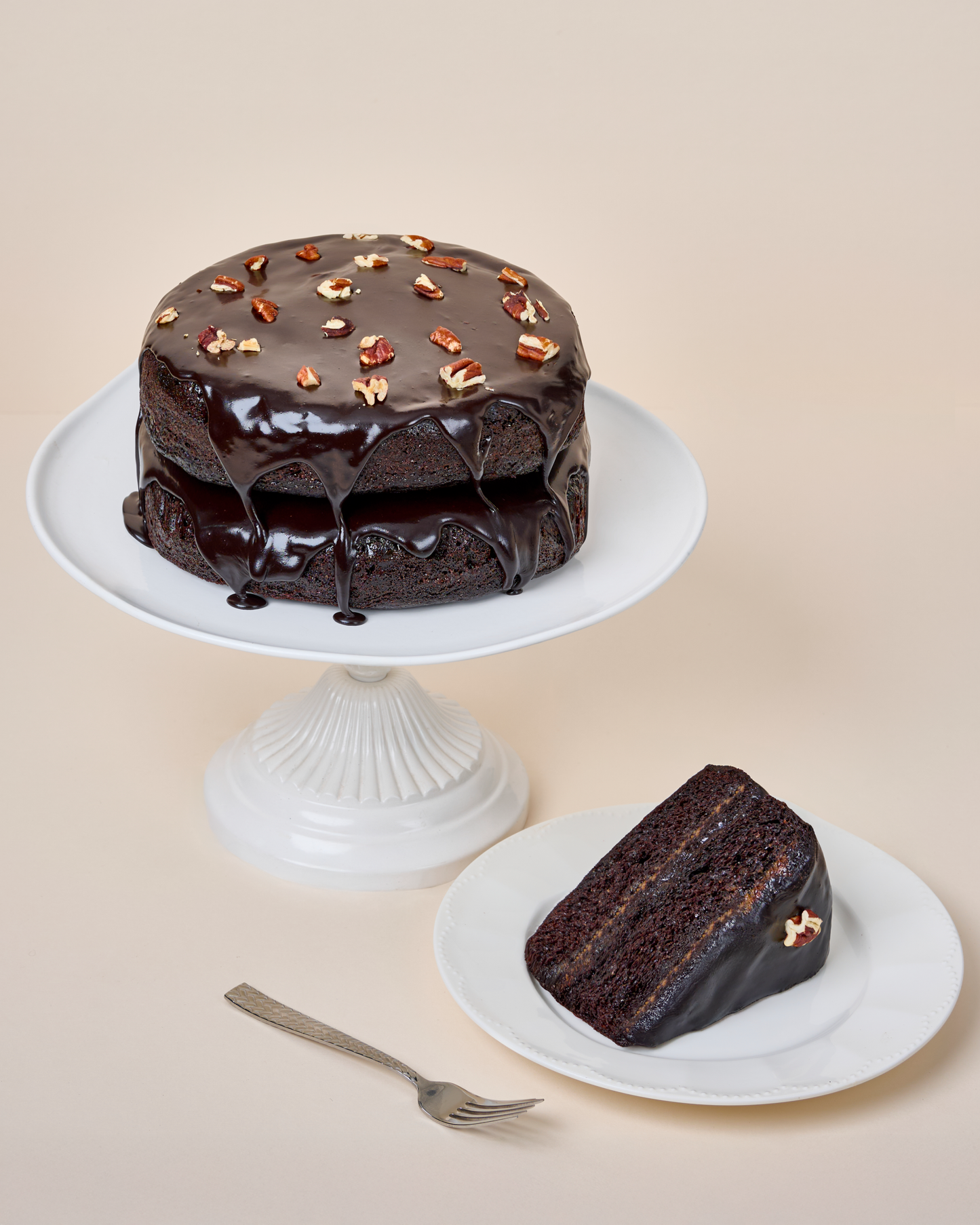Turtle Chocolate Fudge Cake