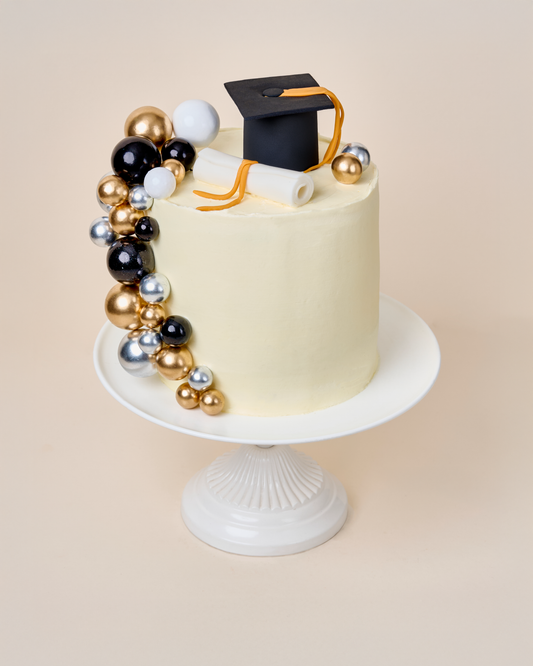 Class Act Grad Cake