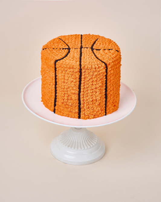 Basketball Buttercream Cake